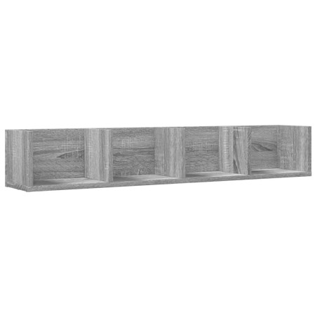 vidaXL Mueble de pared madera de ingeniería gris Sonoma 99x18x16,5 cm