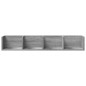 vidaXL Mueble de pared madera de ingeniería gris Sonoma 99x18x16,5 cm vidaXL Mueble de pared madera de ingeniería gris Sonoma 99x18x16,5 cm