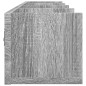 vidaXL Mueble de pared madera de ingeniería gris Sonoma 99x18x16,5 cm vidaXL Mueble de pared madera de ingeniería gris Sonoma 99x18x16,5 cm