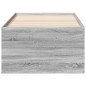 vidaXL Tumbona con cajones madera ingeniería gris Sonoma 90x190 cm vidaXL Tumbona con cajones madera ingeniería gris Sonoma 90x190 cm