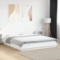 vidaXL Estructura de cama madera de ingeniería blanca 150x200 cm vidaXL Estructura de cama madera de ingeniería blanca 150x200 cm