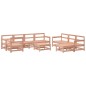vidaXL Juego de muebles de jardín 10 pzas madera maciza abeto Douglas