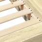 vidaXL Estructura de cama madera de ingeniería roble Sonoma 120x190 cm vidaXL Estructura de cama madera de ingeniería roble Sonoma 120x190 cm