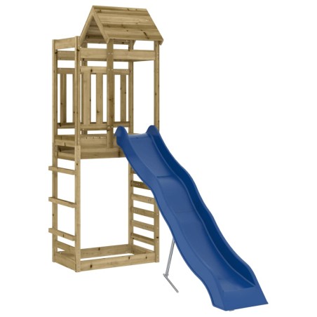 vidaXL Parque infantil de exterior madera de pino impregnada