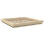 vidaXL Estructura de cama madera de ingeniería roble Sonoma 200x200 cm vidaXL Estructura de cama madera de ingeniería roble Sonoma 200x200 cm