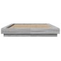 vidaXL Estructura de cama madera de ingeniería gris Sonoma 140x200 cm vidaXL Estructura de cama madera de ingeniería gris Sonoma 140x200 cm