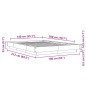 vidaXL Estructura de cama madera de ingeniería gris Sonoma 140x200 cm vidaXL Estructura de cama madera de ingeniería gris Sonoma 140x200 cm