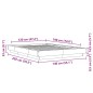 vidaXL Estructura de cama madera de ingeniería blanca 120x190 cm vidaXL Estructura de cama madera de ingeniería blanca 120x190 cm