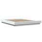 vidaXL Estructura de cama madera de ingeniería blanca 160x200 cm vidaXL Estructura de cama madera de ingeniería blanca 160x200 cm