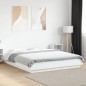 vidaXL Estructura de cama madera de ingeniería blanca 160x200 cm vidaXL Estructura de cama madera de ingeniería blanca 160x200 cm