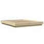 vidaXL Estructura de cama madera de ingeniería roble Sonoma 160x200 cm vidaXL Estructura de cama madera de ingeniería roble Sonoma 160x200 cm