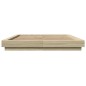 vidaXL Estructura de cama madera de ingeniería roble Sonoma 160x200 cm vidaXL Estructura de cama madera de ingeniería roble Sonoma 160x200 cm