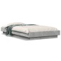 vidaXL Estructura de cama madera de ingeniería gris hormigón 100x200cm vidaXL Estructura de cama madera de ingeniería gris hormigón 100x200cm