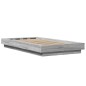 vidaXL Estructura de cama madera de ingeniería gris Sonoma 75x190 cm vidaXL Estructura de cama madera de ingeniería gris Sonoma 75x190 cm