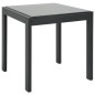 vidaXL Tumbonas con mesa 2 unidades textilene y acero vidaXL Tumbonas con mesa 2 unidades textilene y acero