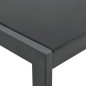 vidaXL Tumbonas con mesa 2 unidades textilene y acero vidaXL Tumbonas con mesa 2 unidades textilene y acero
