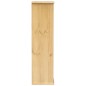 vidaXL Estantería de CDs Corona madera maciza de pino 40x30x110 cm vidaXL Estantería de CDs Corona madera maciza de pino 40x30x110 cm