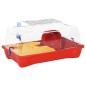 vidaXL Jaula para hámster polipropileno roja 57x33x26 cm vidaXL Jaula para hámster polipropileno roja 57x33x26 cm