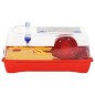 vidaXL Jaula para hámster polipropileno roja 57x33x26 cm vidaXL Jaula para hámster polipropileno roja 57x33x26 cm