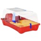 vidaXL Jaula para hámster polipropileno roja 57x33x26 cm vidaXL Jaula para hámster polipropileno roja 57x33x26 cm