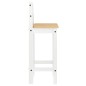 vidaXL Taburetes altos 2 uds madera maciza de pino blanco vidaXL Taburetes altos 2 uds madera maciza de pino blanco