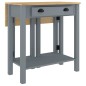 vidaXL Set de bar 3 piezas madera maciza de pino gris vidaXL Set de bar 3 piezas madera maciza de pino gris