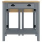 vidaXL Set de bar 3 piezas madera maciza de pino gris vidaXL Set de bar 3 piezas madera maciza de pino gris