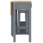 vidaXL Set de bar 3 piezas madera maciza de pino gris vidaXL Set de bar 3 piezas madera maciza de pino gris