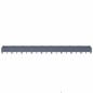 vidaXL Jardinera con clavijas PP gris 362,5x42,5x28,5 cm