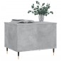 vidaXL Mesa de centro madera contrachapada gris hormigón 60x44,5x45 cm vidaXL Mesa de centro madera contrachapada gris hormigón 60x44,5x45 cm