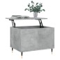 vidaXL Mesa de centro madera contrachapada gris hormigón 60x44,5x45 cm vidaXL Mesa de centro madera contrachapada gris hormigón 60x44,5x45 cm