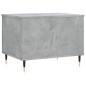 vidaXL Mesa de centro madera contrachapada gris hormigón 60x44,5x45 cm vidaXL Mesa de centro madera contrachapada gris hormigón 60x44,5x45 cm