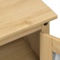 vidaXL Mueble de TV Corona madera maciza de pino 100x45x58 cm