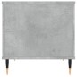 vidaXL Mesa de centro madera contrachapada gris hormigón 60x44,5x45 cm vidaXL Mesa de centro madera contrachapada gris hormigón 60x44,5x45 cm