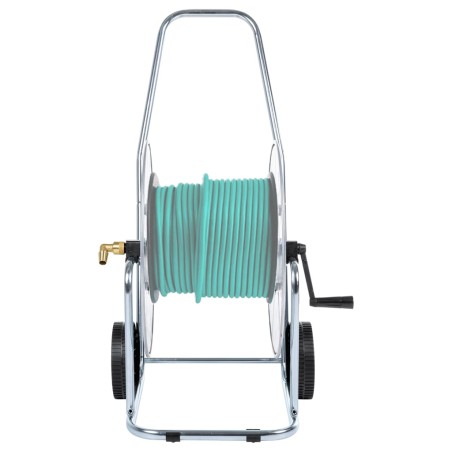 vidaXL Carrito carrete para manguera de 80 m 3/4" acero