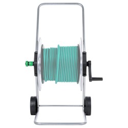 vidaXL Carrito de rollo para manguera de 80 m 1/2" acero o 50 m 3/4"
