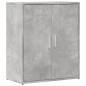 vidaXL Aparador de madera ingeniería 2 uds gris hormigón 60x31x70 cm