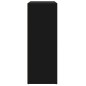 vidaXL Aparadores 2 unidades madera de ingeniería negro 60x31x84 cm vidaXL Aparadores 2 unidades madera de ingeniería negro 60x31x84 cm