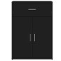 vidaXL Aparadores 2 uds madera de ingeniería negro 60x30x84 cm vidaXL Aparadores 2 uds madera de ingeniería negro 60x30x84 cm