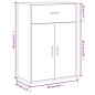vidaXL Aparadores 2 uds madera de ingeniería negro 60x30x84 cm vidaXL Aparadores 2 uds madera de ingeniería negro 60x30x84 cm
