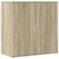 vidaXL Aparadores 2 uds madera de ingeniería roble Sonoma 79x38x80 cm vidaXL Aparadores 2 uds madera de ingeniería roble Sonoma 79x38x80 cm