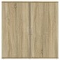 vidaXL Aparadores 2 uds madera de ingeniería roble Sonoma 79x38x80 cm vidaXL Aparadores 2 uds madera de ingeniería roble Sonoma 79x38x80 cm