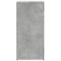vidaXL Aparadores 2 uds madera de ingeniería gris hormigón 79x38x80 cm