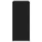 vidaXL Aparador de madera de ingeniería 2 uds negro 60x31x70 cm vidaXL Aparador de madera de ingeniería 2 uds negro 60x31x70 cm