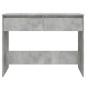 vidaXL Mesa consola madera de ingeniería gris hormigón 100x35x76,5 cm vidaXL Mesa consola madera de ingeniería gris hormigón 100x35x76,5 cm