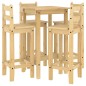 vidaXL Set de bar 5 piezas madera maciza de pino vidaXL Set de bar 5 piezas madera maciza de pino