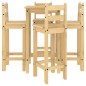 vidaXL Set de bar 5 piezas madera maciza de pino vidaXL Set de bar 5 piezas madera maciza de pino