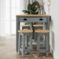 vidaXL Set de bar 5 piezas madera maciza de pino gris vidaXL Set de bar 5 piezas madera maciza de pino gris