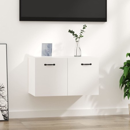 vidaXL Armario de pared madera contrachapada blanco 60x36,5x35 cm