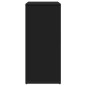 vidaXL Aparador de madera de ingeniería 2 uds negro 60x31x70 cm vidaXL Aparador de madera de ingeniería 2 uds negro 60x31x70 cm